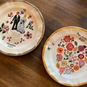 Anthropologie dishes (set of 2)